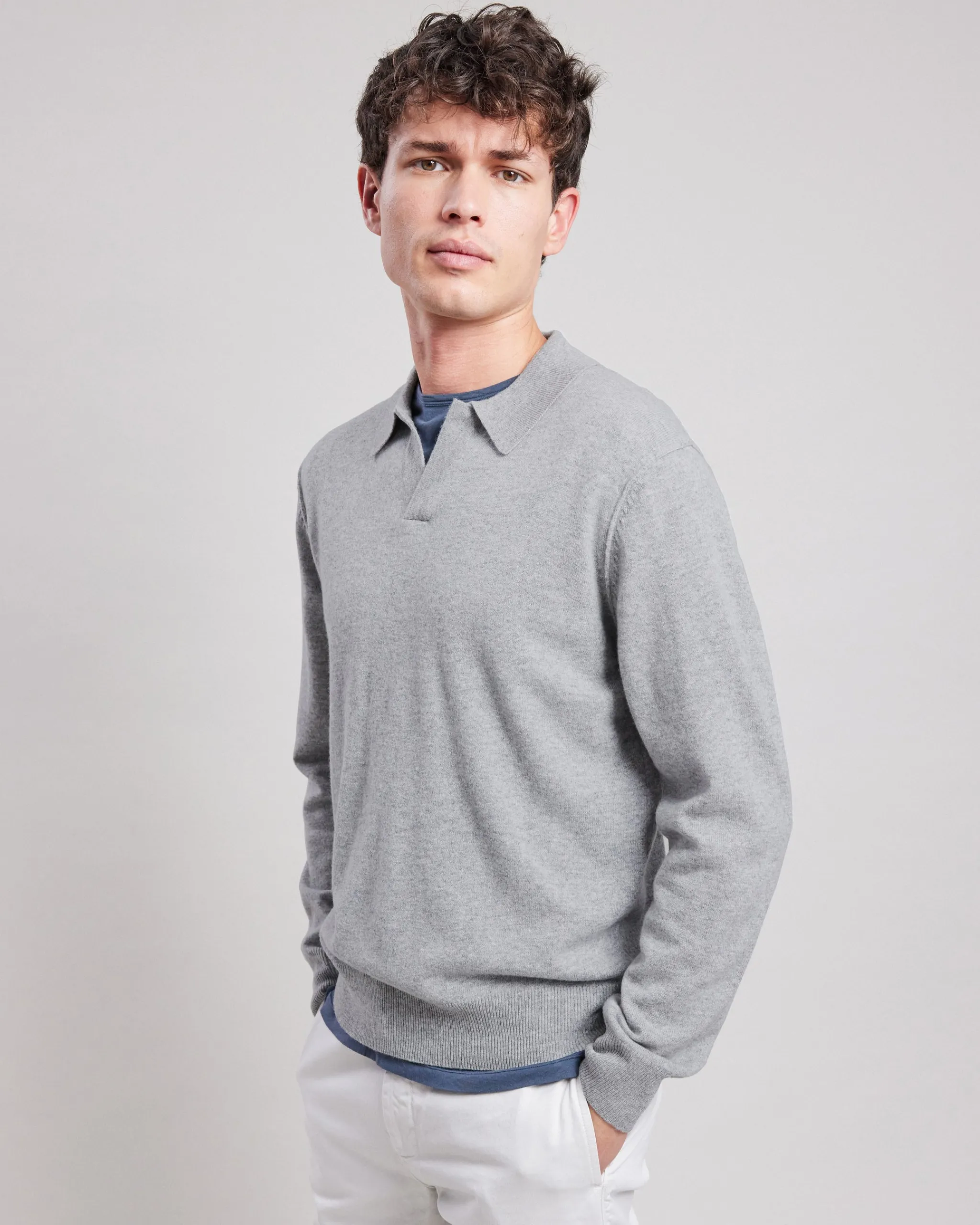 polo_collar_sweater_0-1.webp Polo Collar Sweater<Hartford Cheap