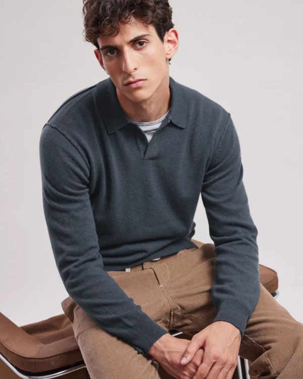 Polo Collar Sweater<Hartford Discount