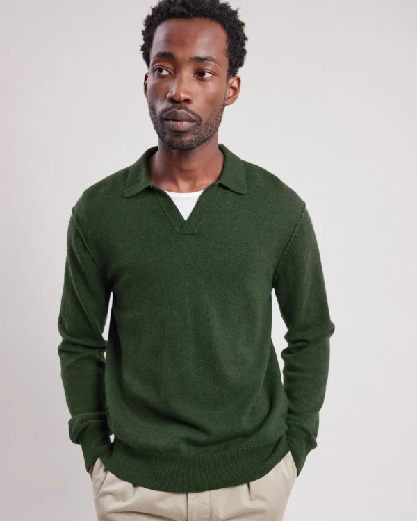 Polo Collar Sweater<Hartford Best